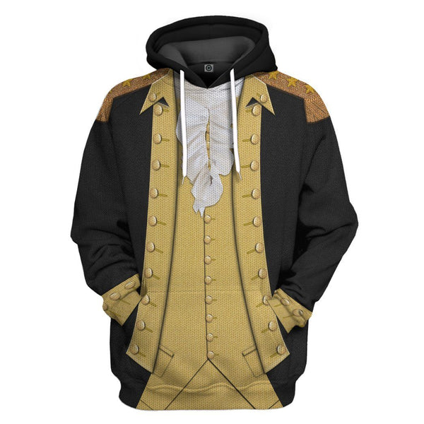 Divesart 3D George Washington Custom Ugly Hoodie