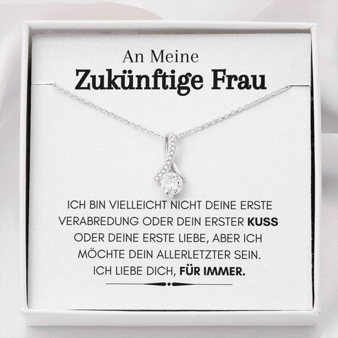 Weißgold-Kette - An meine zukünftige Frau