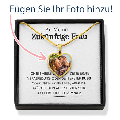 Herzkette mit Foto - An Meine Zukünftige Frau