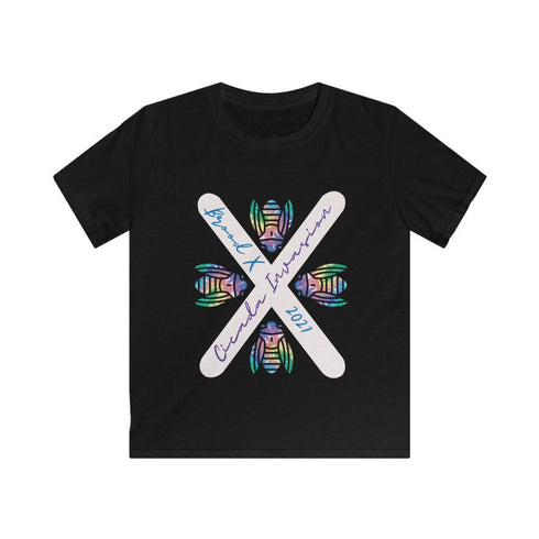 Cicada Invasion Brood X 2021 Tie Dye Graphic Eastern USA Bug Insect Lover Cicada Kids Softstyle Tee