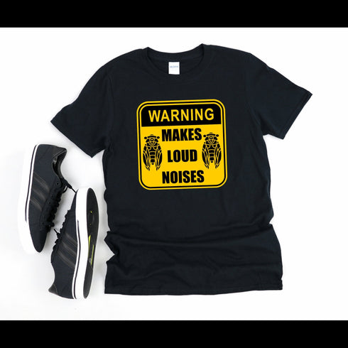 Cicada Warning Makes Loud Noises Brood X 2021 Eastern USA Entomologist Bug Insect Lover Cicada 17-year Entomology Unisex T-Shirt