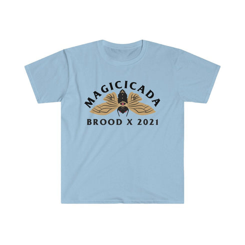 Magicicada Cicada Brood X 2021 Mystical Astrology Aesthetic Entomology Bug Lover Insect Great Eastern Brood Unisex Softstyle T-Shirt
