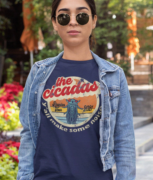 Cicada Shirt Funny Cicada Concert T Shirt Snarky Insect Unisex Short Sleeve Tee