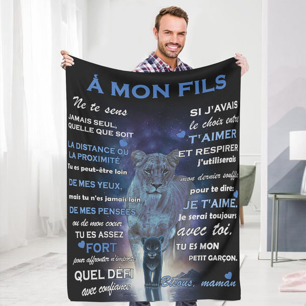 Couverture Personnalisée Lionne et Lionel