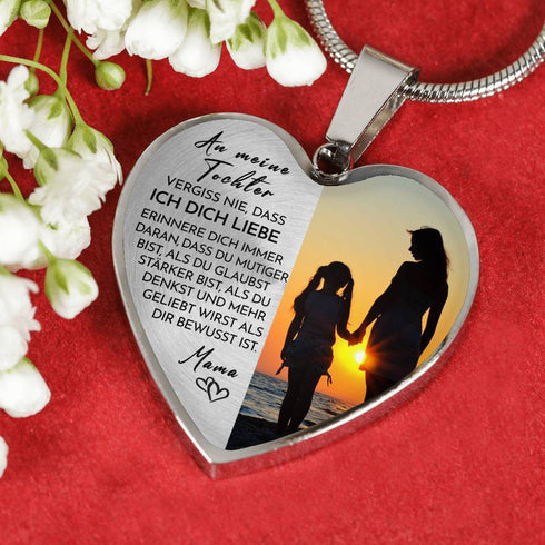 Divesart - Herz Halskette - An meine Tochter von Mama