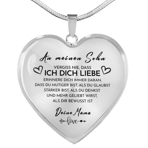 Divesart - Herz-Halskette - An meinen Sohn von Mama