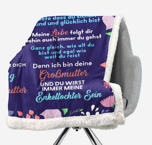 Divesart - Decke von Großmutter zu Enkelin - "Die Schönheit der ewigen Liebe"