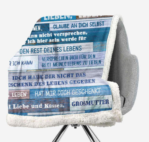 Divesart - Decke von Großmutter zu Enkelin - "Die Unvermeidlichkeit der Liebe"