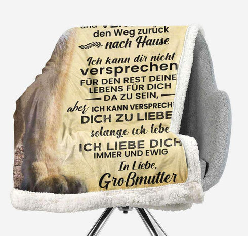 Divesart - Decke von Großmutter zu Enkelin - "Spaziergang in der Sonne"