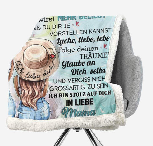 Divesart - Decke von Mutter zu Tochter - "Schönheit meiner Liebe"