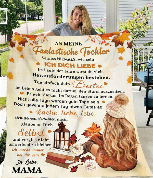 Divesart - Decke von Mutter zu Tochter - "Der Duft des Herbstes"