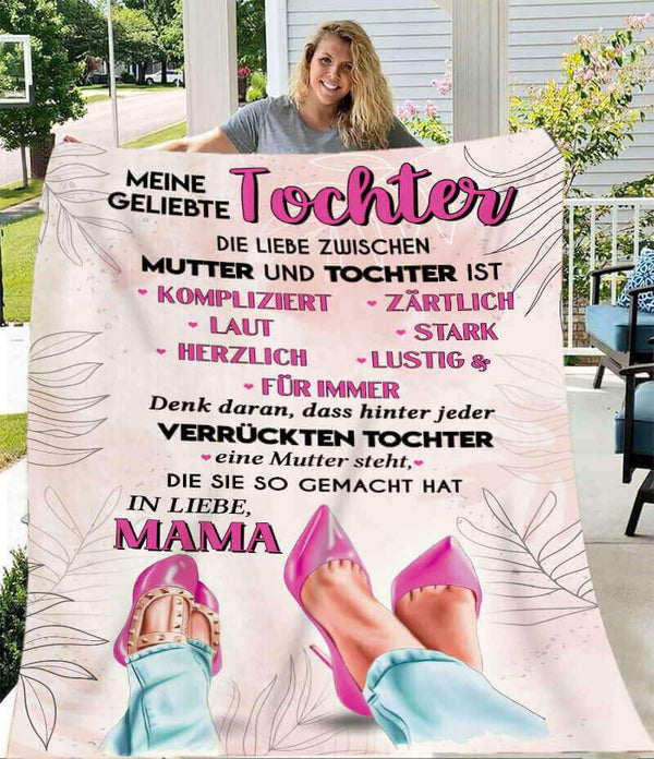 Divesart - Decke von Mutter zu Tochter - "Der Charme der Mädchen"