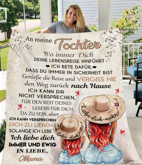 Divesart - Decke von Mutter zu Tochter - "Urlaub mit Mama"