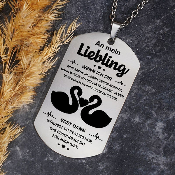 Wahre Liebe - Anhänger für einen geliebten Menschen