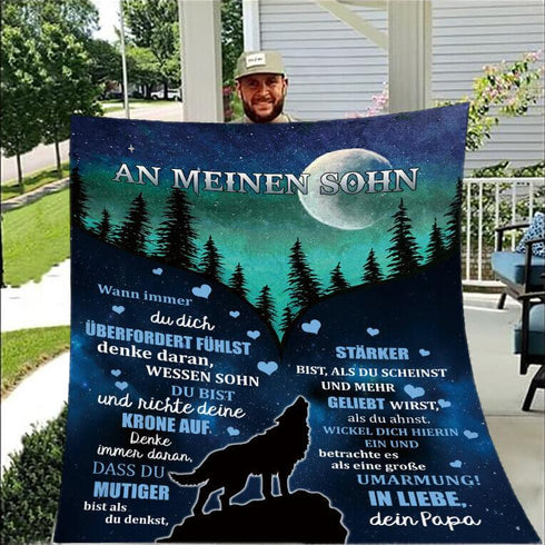 Divesart - Decke vom Vater an den Sohn - "Mondschein der Liebe"