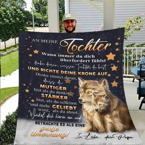 Divesart - Decke vom Vater an die Tochter - "Alle Sterne für dich"