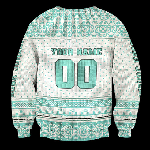 Personalized Team Aoba Johsai Christmas Unisex Wool Sweater