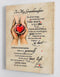 To My Granddaughter - From Grandpa - Hard Time Framed Canvas Gift GPD002 - DivesArt LLC
