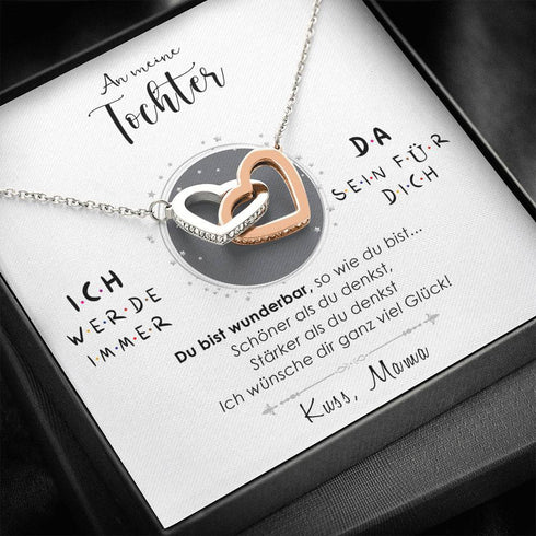 Silber Halskette - An meine Tochter