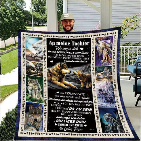 Divesart - Decke vom Vater an die Tochter - "Die Wärme der Liebe"