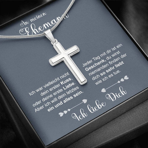 Divesart - Edelstahl-Halskette - An meinen Ehemann