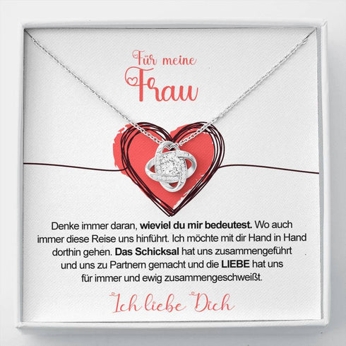 Divesart - Weißgold-Halskette - An meine zukünftige Frau