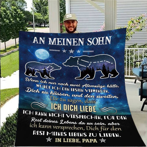 Divesart - Decke vom Vater an den Sohn - "Sternbär"