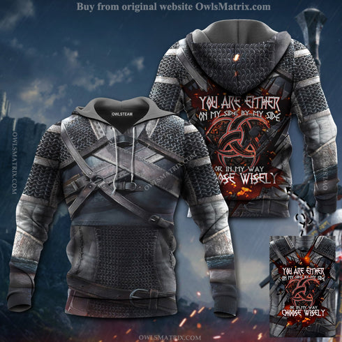 Viking you are either - Hoodie - HOOD01NGA130921